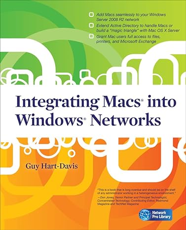 integrating macs into windows networks 1st edition guy hart davis 0071713026, 978-0071713023