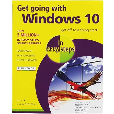 get going with windows 10 in easy steps 1st edition nick vandome 1840786841, 978-1840786842