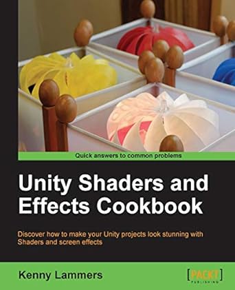 unity shaders and effects cookbook 1st edition kenny lammers 1849695083, 978-1849695084