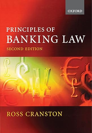 principles of banking law 2nd edition ross cranston 0199253315, 978-0199253319
