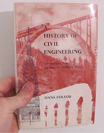a history of civil engineering an outline from ancient to modern times 1st edition hans straub 0262690055,