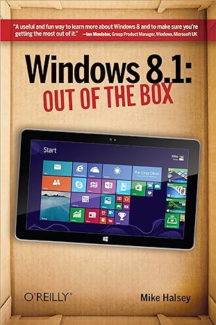 windows 8 1 out of the box 2nd edition mike halsey 1491946105, 978-1491946107