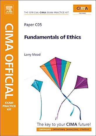 cima official exam practice kit fundamentals of ethics corporate governance and business law certificate in