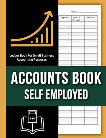 accounts book self employed simple bookkeeping record book for sole trader and small businesses  meskin logs