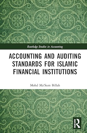 accounting and auditing standards for islamic financial institutions 1st edition mohd masum billah