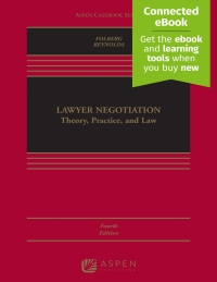 lawyer negotiation theory practice and law lawyer negotiation 4th edition jay folberg, jennifer reynolds