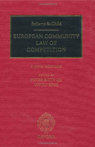 european community law of competition 6th edition peter roth vivien rose 0199286515, 9780199286515