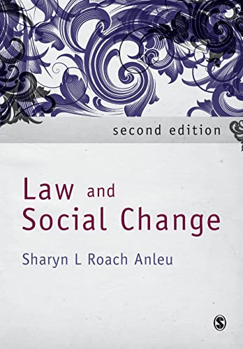 law and social change 2nd edition sharyn l roach anleu 1412945607, 9781412945608