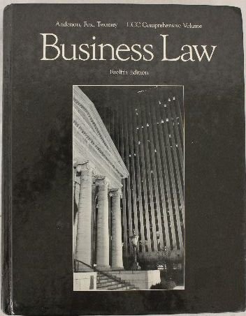 business law 12th edition ronald aberdeen anderson 0538126604, 9780538126601