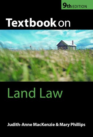 textbook on land law 9th edition judith anne mackenzie , mary phillips 0199255377, 9780199255375