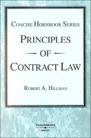 principles of contract law 4th edition robert a hillman 0314143653, 9780314143655