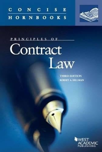 principles of contract law 3rd edition robert a hillman 0314288945, 9780314288943