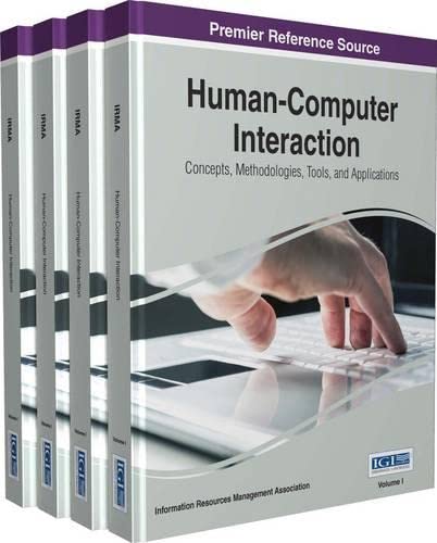 human computer interaction concepts methodologies tools and applications 1st edition information resources