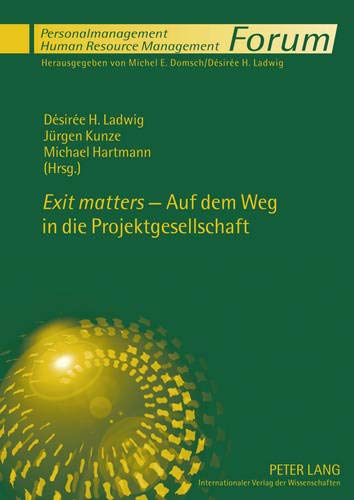 exit matters auf dem weg in die projektgesellschaft 1st edition desiree h. ladwig 3631610580, 9783631610589