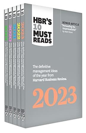 5 years of must reads from hbr 1st edition harvard business review 1647826179, 978-1647826178