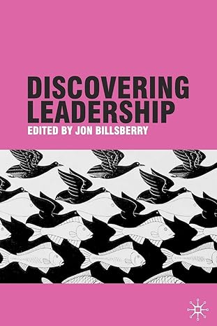 discovering leadership 1st edition jon billsberry 0230575846, 978-0230575844