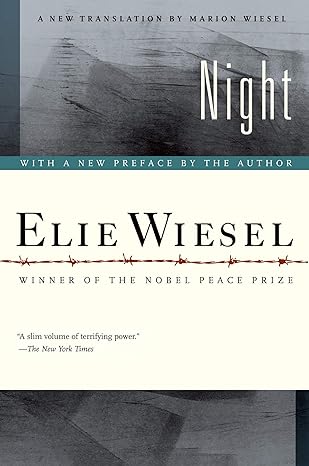 night 1st edition elie wiesel ,marion wiesel 2014503524, 978-2014503524