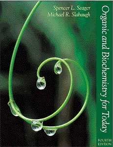 organic and biochemistry for today 4th edition spencer l seager, michael r slabaugh 0534372880, 978-0534372880