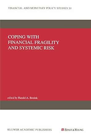 coping with financial fragility and systemic risk 1st edition harald a. benink 1441951555, 978-1441951557