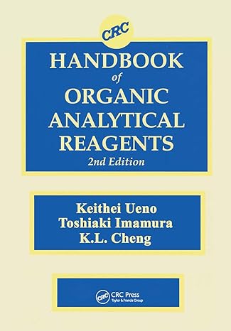 crchandbook of organic analytical reagents 2nd edition keithei ueno, toshiaki imamura, k l cheng 0367450216,