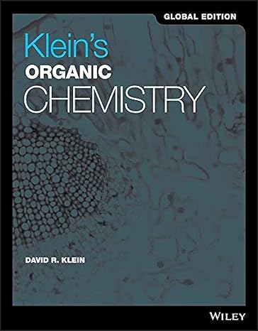 kleins organic chemistry 3rd global edition david r klein 1119451051, 978-1119451051