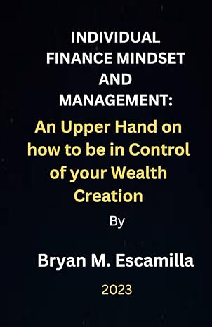 individual finance mindset and management an upper hand on how to be in control of your wealth creation 1st
