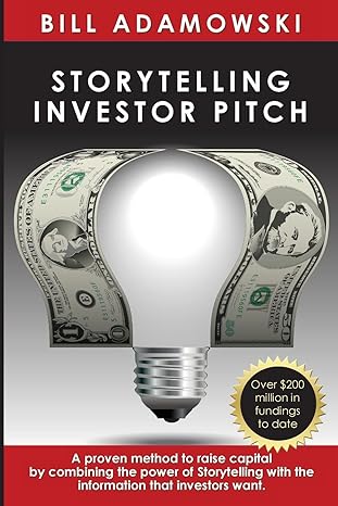 storytelling investor pitch 1st edition bill adamowski 979-8988749677