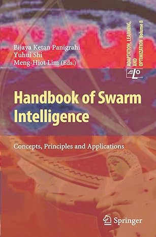 handbook of swarm intelligence concepts principles and applications 2011th edition bijaya ketan panigrahi
