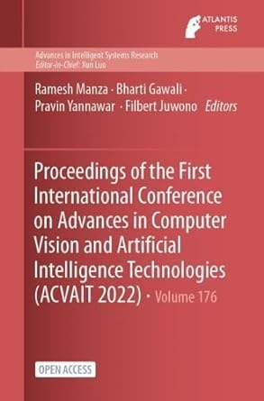 proceedings of the first international conference on advances in computer vision and artificial intelligence