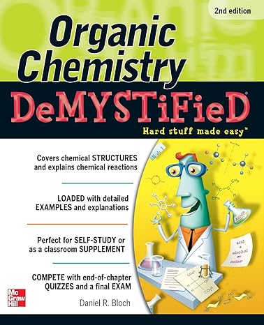 organic chemistry demystified hard stuff made easy 2nd edition daniel bloch 0071767975, 978-0071767972