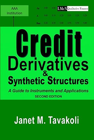 credit derivatives and synthetic structures a guide to instruments and applications 2nd edition janet m.
