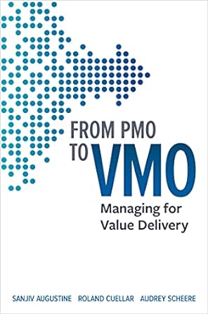 from pmo to vmo managing for value delivery 1st edition sanjiv augustine ,roland cuellar ,audrey scheere