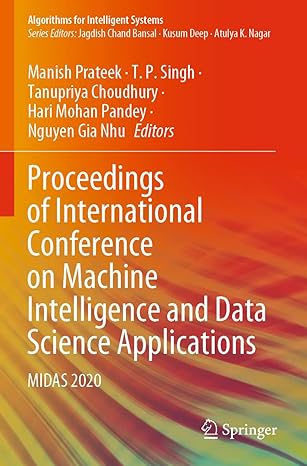 proceedings of international conference on machine intelligence and data science applications midas 2020 1st