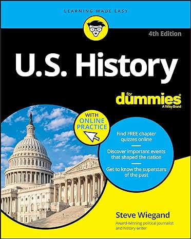 us history for dummies 4th edition steve wiegand 1119550696, 978-1119550693