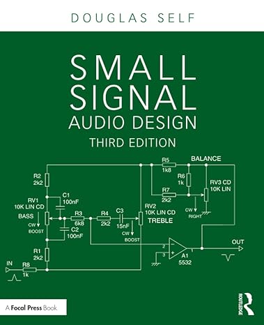 small signal audio design 3rd edition douglas self 0367468956, 978-0367468958