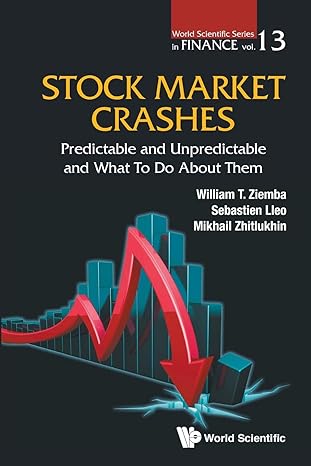 stock market crashes predictable and unpredictable and what to do about them 1st edition william t ziemba