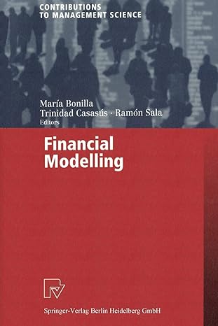 financial modelling 1st edition maria bonilla ,trinidad casasus ,ramon sala 379081282x, 978-3790812824