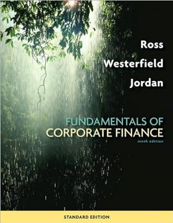 Fundamentals Of Corporate Finance 9th Edition By R Westerfield B Jordan S Ross