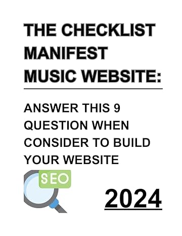 the checklist manifest music website answer this 9 question when consider to build your website seo 2024 1st