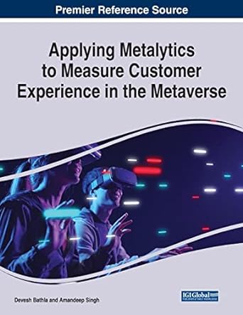 applying metalytics to measure customer experience in the metaverse 1st edition devesh bathla ,amandeep singh