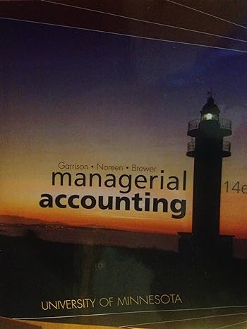 managerial accounting w/connect plus  1 14th edition garrison 0077654447, 978-0077654443