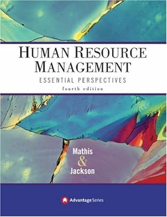 advantage books human resource management essential perspectives 4th edition mathis b00du7v0gi