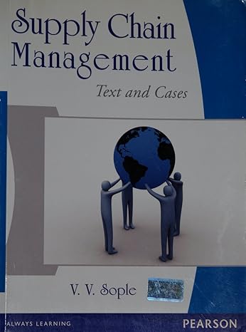 supply chain management text and cases 1st edition v.v sople 8131760995, 978-8131760994