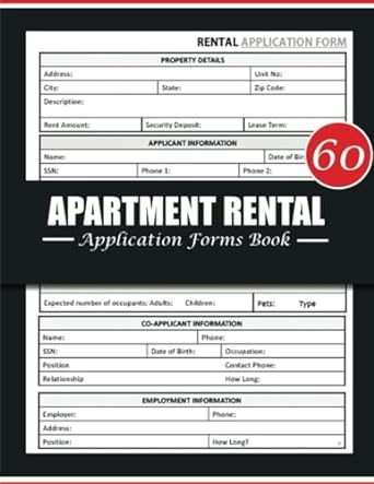 apartment rental application forms book 1st edition steven brennan b0cjhp5f17