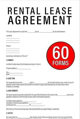 rental lease agreement forms easy to use forms for landlords and tenants 1st edition adam so. b0ckxc3n4g