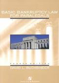 basic bankruptcy law for paralegals 4th edition david l buchbinder 0735511942, 9780735511941