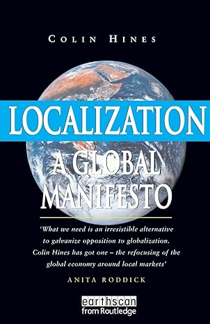 localization a global manifesto 1st edition colin hines 1853836125, 978-1853836121