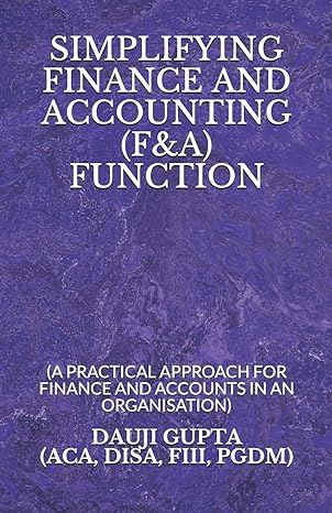 simplifying finance and accounting  function 1st edition mr. dauji gupta 9353467276, 978-9353467272