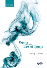 equity and the law of trusts 12th edition philip h. pettit 0199694958, 9780199694952