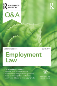 q and a employment law 2013 2014 8th edition deborah lockton 0415695074, 9780415695077